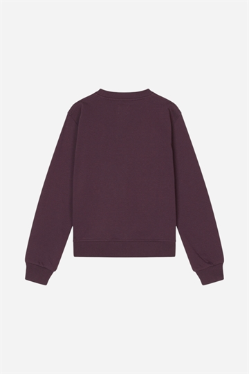 Mads Nørgaard Organic Sweatshirt Talinka - Plum Perfect